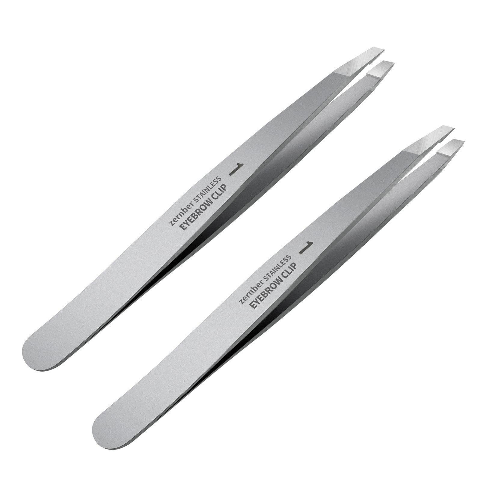 Professional Stainless Steel Tweezers Set – Precision Slant & Pointed for Eyebro