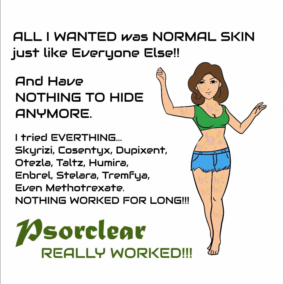 Psorclear – Proven Effective Treatment for Psoriasis & Eczema that REALLY WORKS!