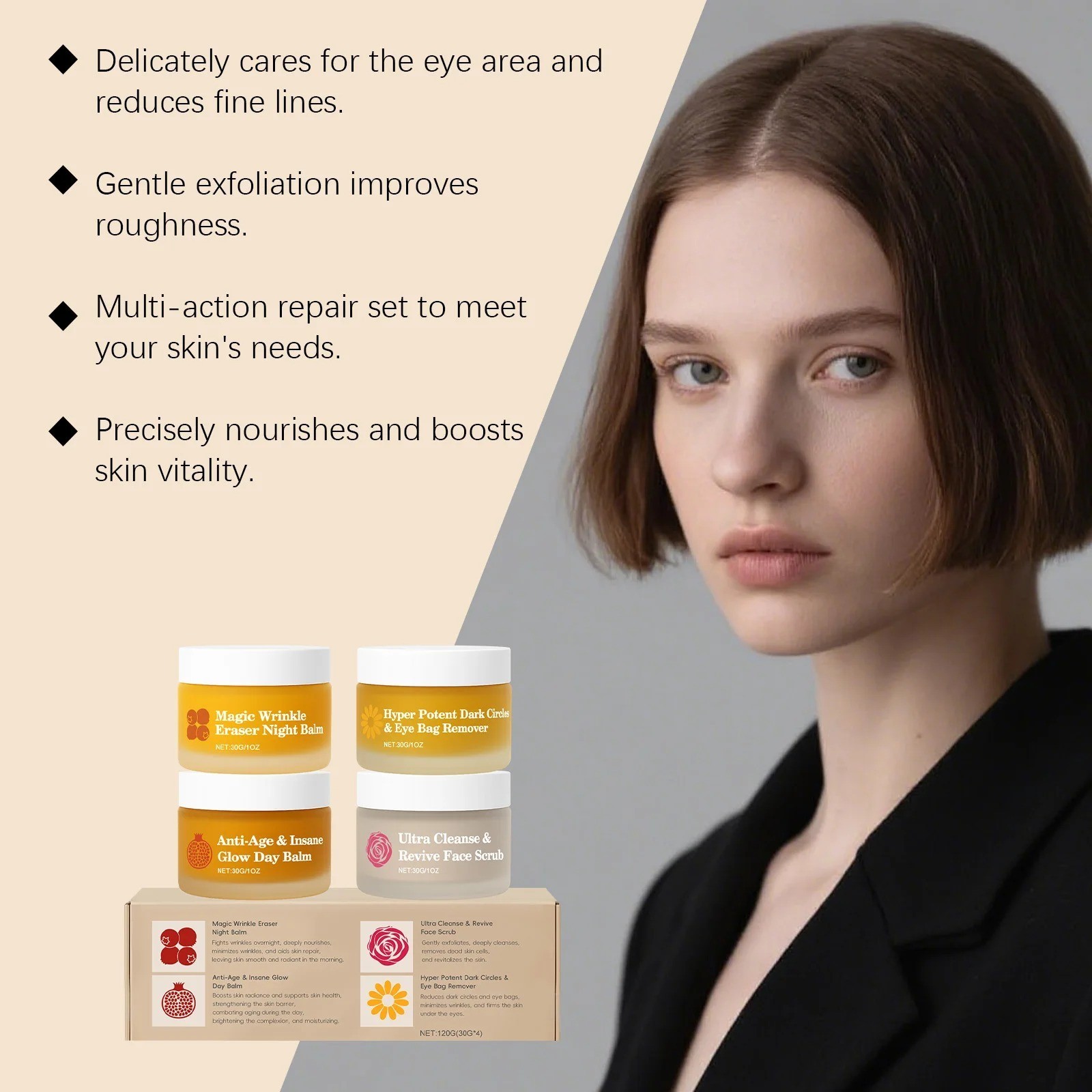 The Complete System Mature Skin Face Balm for Mature Women’s Skin Froya Organics