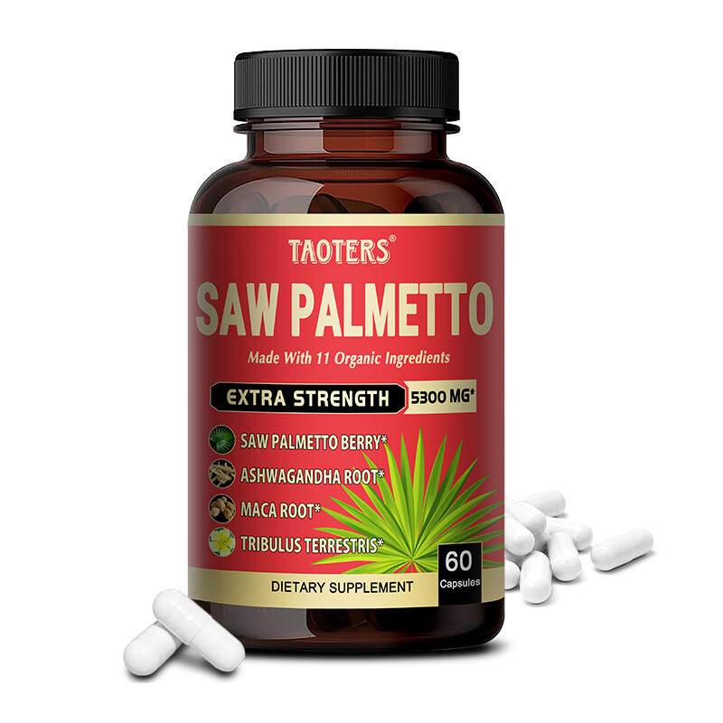 Saw Palmetto Capsules – Premium Prostate Health Support Supplement for Men