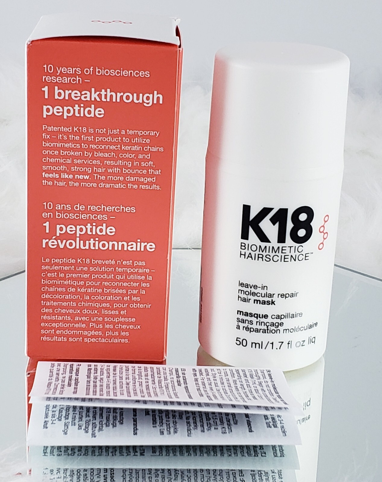 K18 Leave-In Molecular Repair Hair Mask 1.7 fl oz RP $75 💯Authentic 🔎 PICTURES