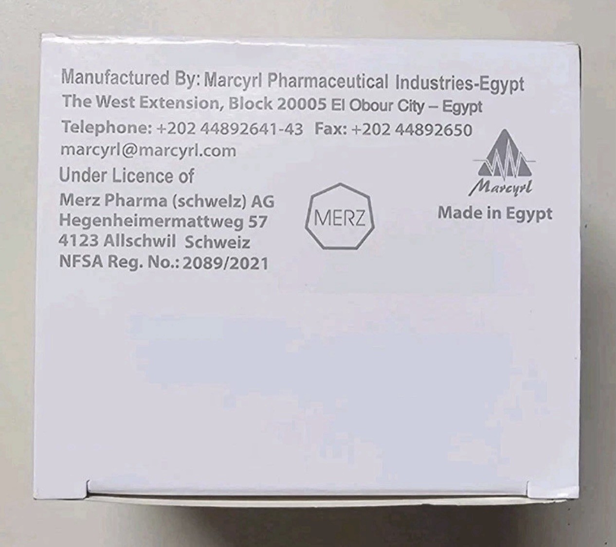 Pantoger 60 capsules for hair and nails – Made in Egypt – Exp 03/2028