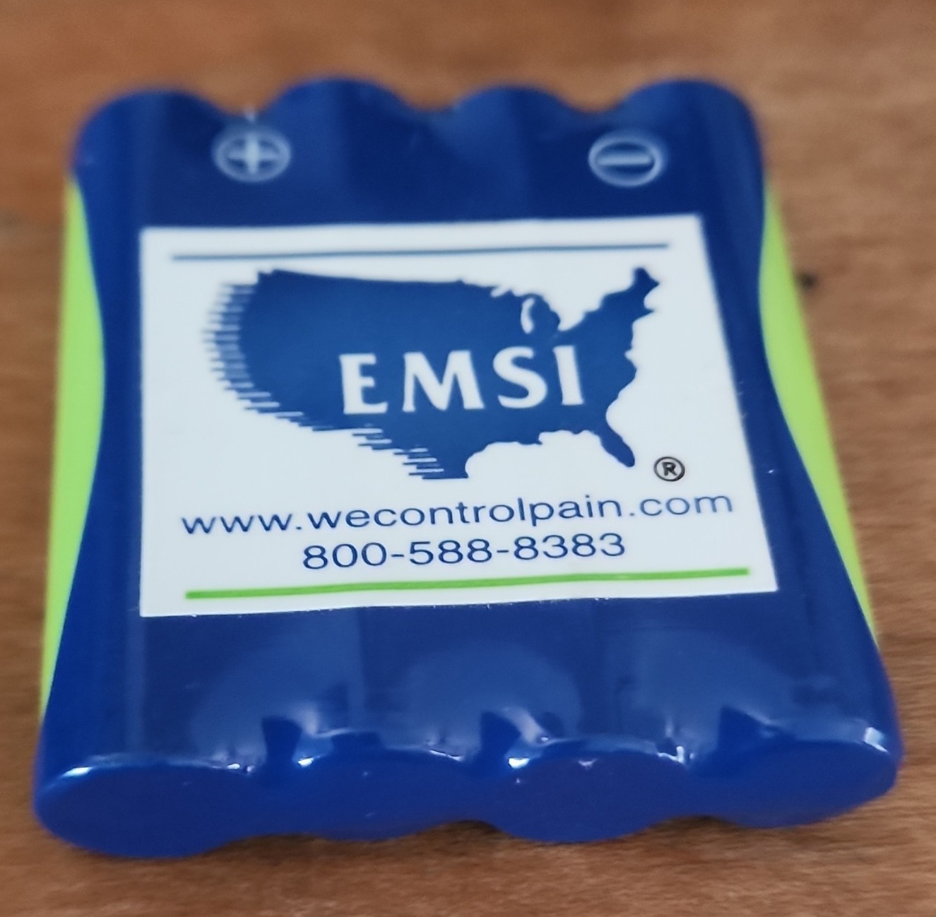 EMSI Ni-MH Rechargeable Battery Pack 4.8V AAA 700mAh Blue/Green