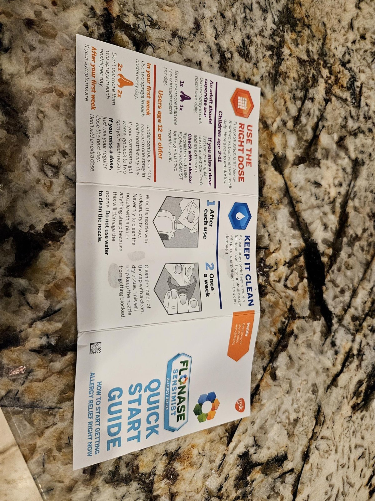 Flonase Sensimist Allergy Relief 120 Sprays Qty 4 EXP April-2027