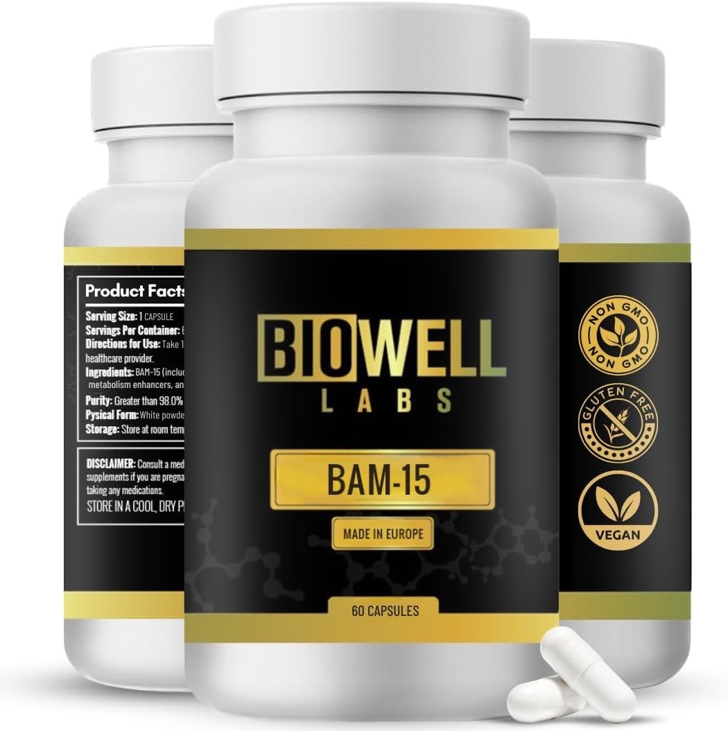 BAM15 Supplement 15mg, Supports Healthy Metabolism | 60 Capsules