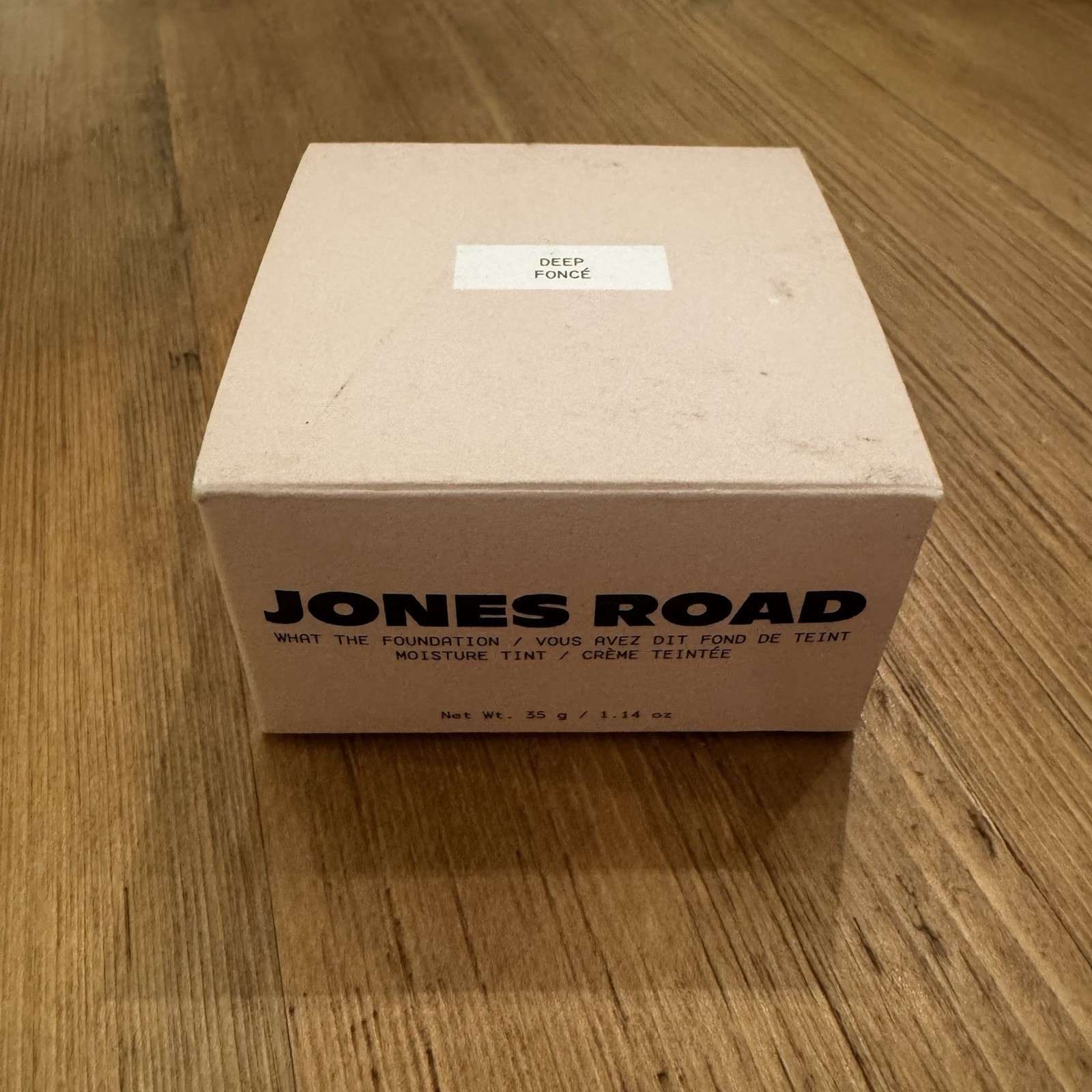 JONES ROAD What The Foundation Moisture Tint, DEEP 1.14 oz. NIB