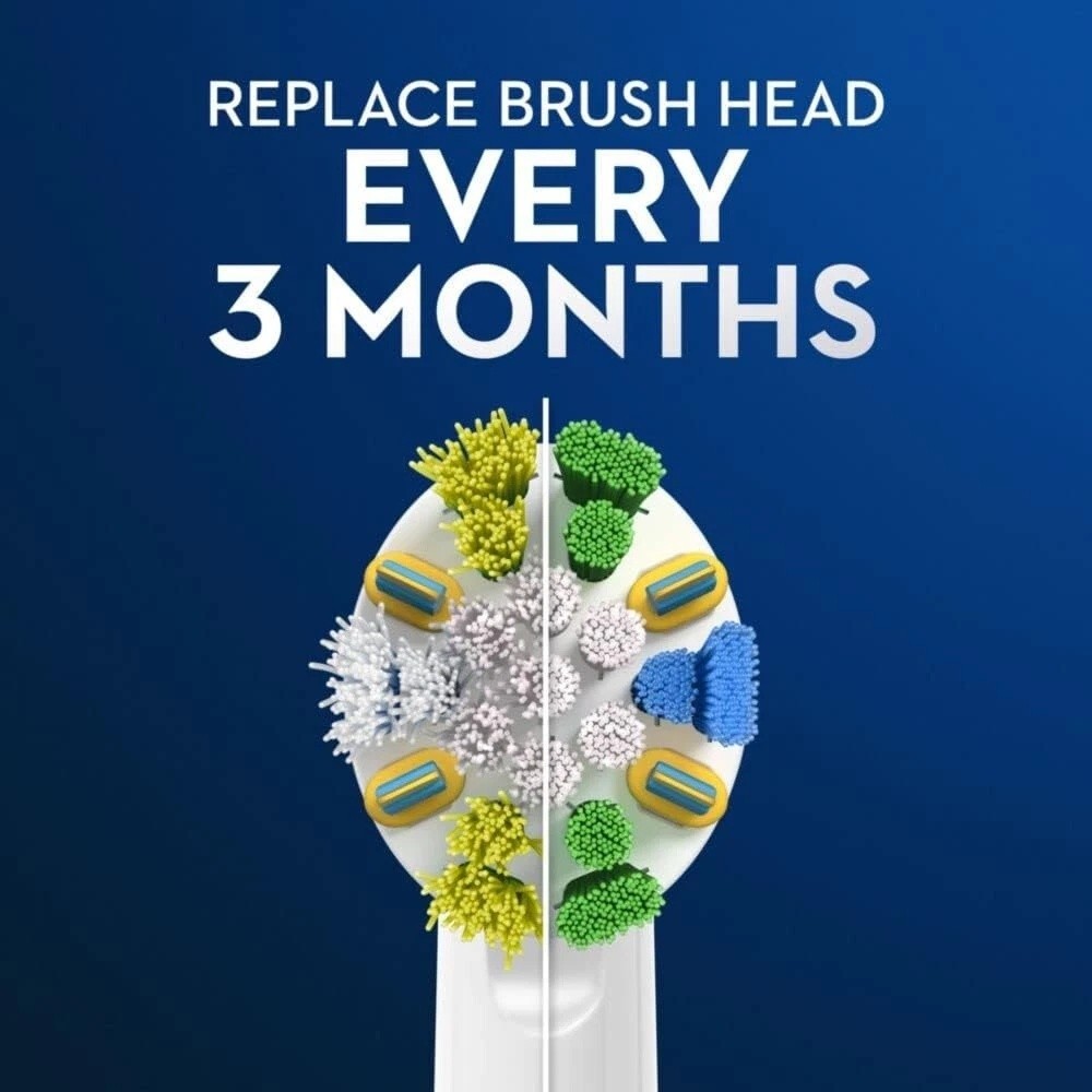 Oral-B Floss Action Replacement Brush Heads with Bacterial Protection 5 count