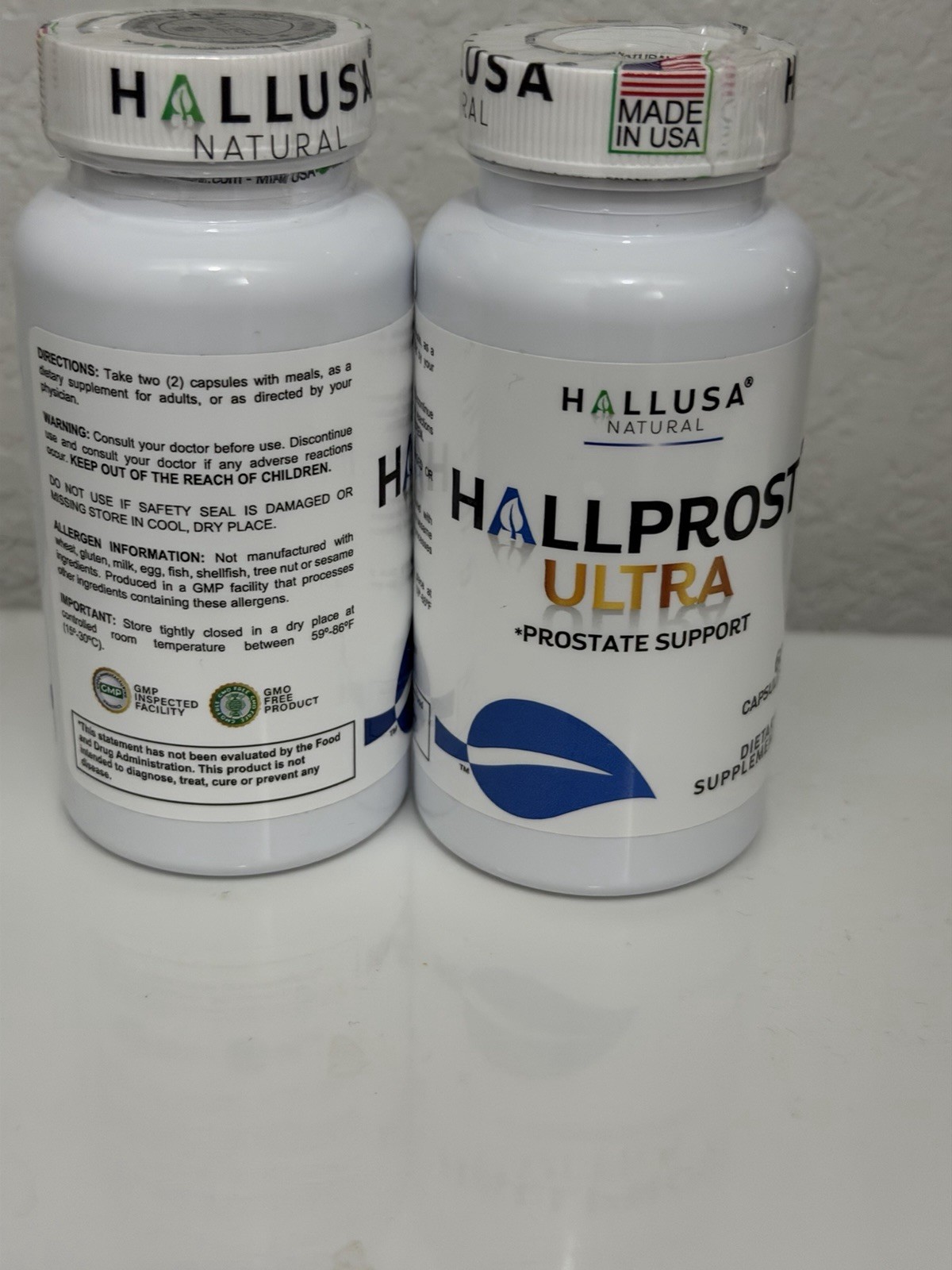 Hallusa Natural Hallprost Ultra Prostate Support 60 Capsules Saw Palmetto