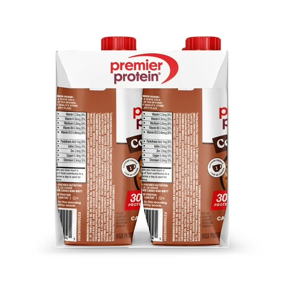 Premier Protein Shake, Coffeehouse Caramel Machiatto, 30g Protein, 11 Fl Oz, 4 C