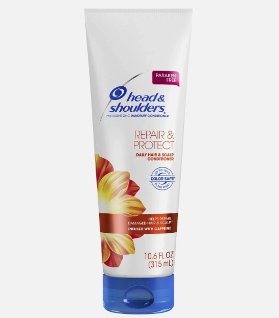 Head & Shoulders Conditioner Repair Protect 10.6 oz. Caffeine Zinc Dandruff NEW
