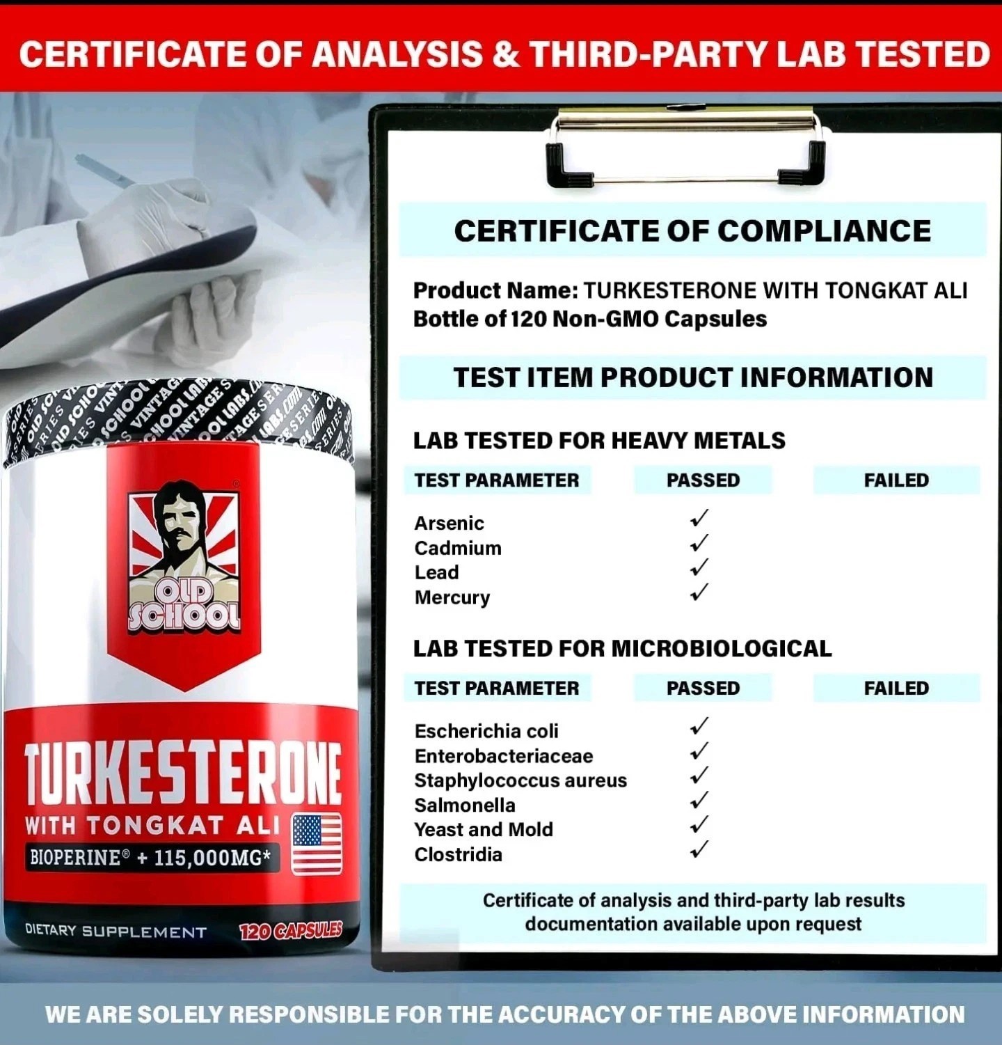 2 BOTTLES–LUXRY NEW Turkesterone120 Capsules – Non-GMO & Gluten Free Supplement