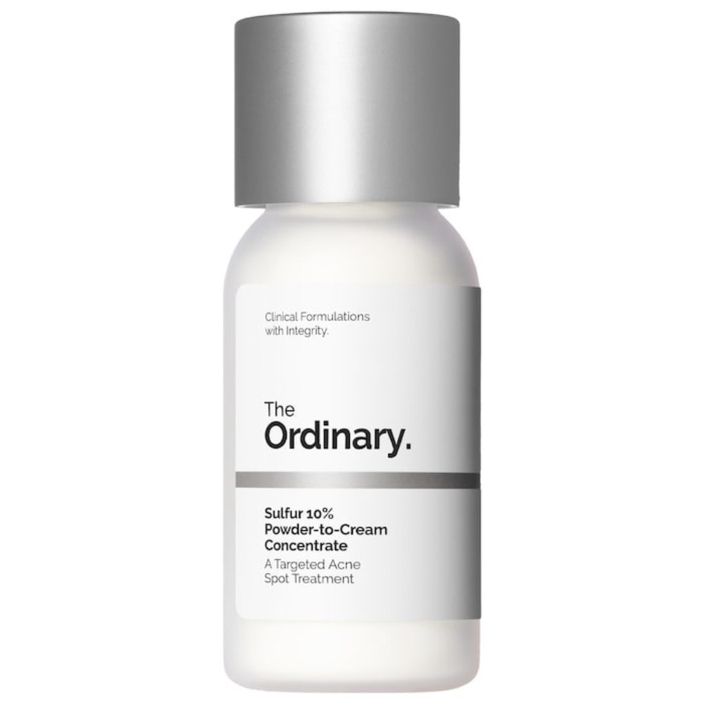 The Ordinary Authentic Sulfur 10% Powder-to-Cream Concentrate Acne Spot 0.176 oz