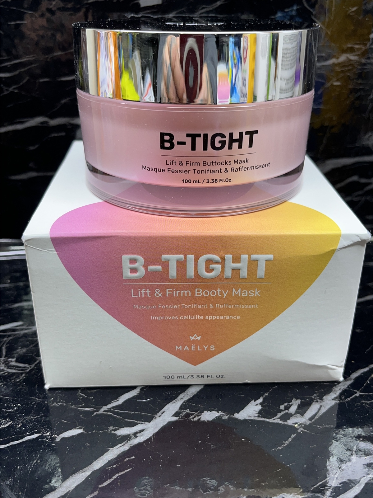 MAELYS B-Tight Lift & Firm Booty Mask Cellulite Reduction 3.38 oz n In Box !!!!