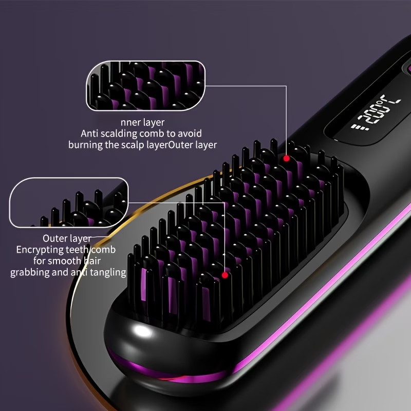 Hot Cordless Rechargeable Mini Hair Straightener