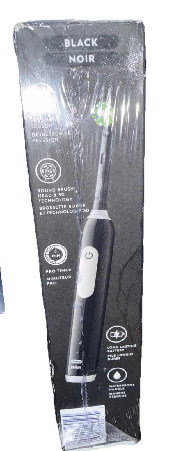 Oral-B Pro 1000 Rechargeable Toothbrush Handle / Charger / Brush – Black