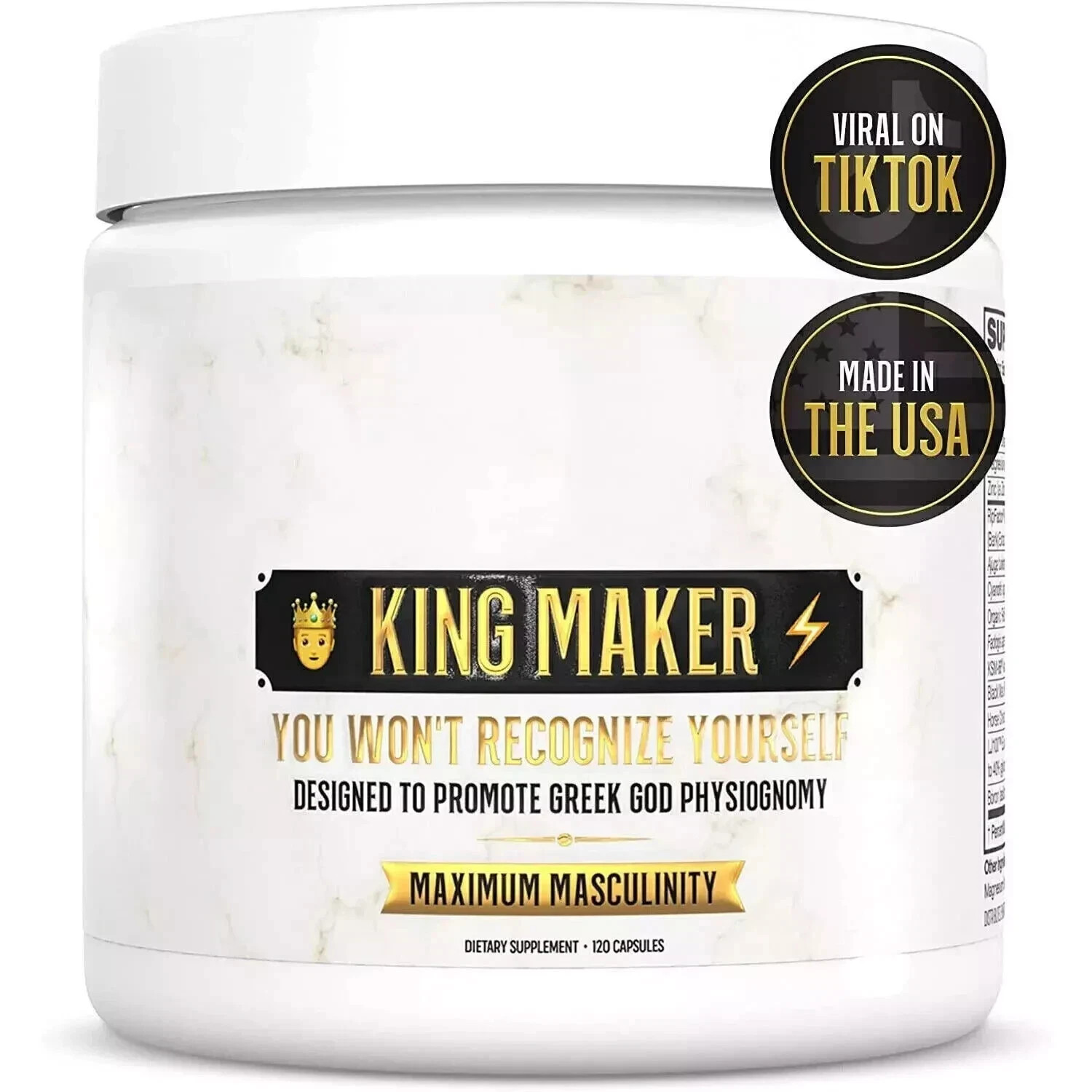King Maker, 13-in-1 Anabolic Supplement for Men 120 capsules for Men
