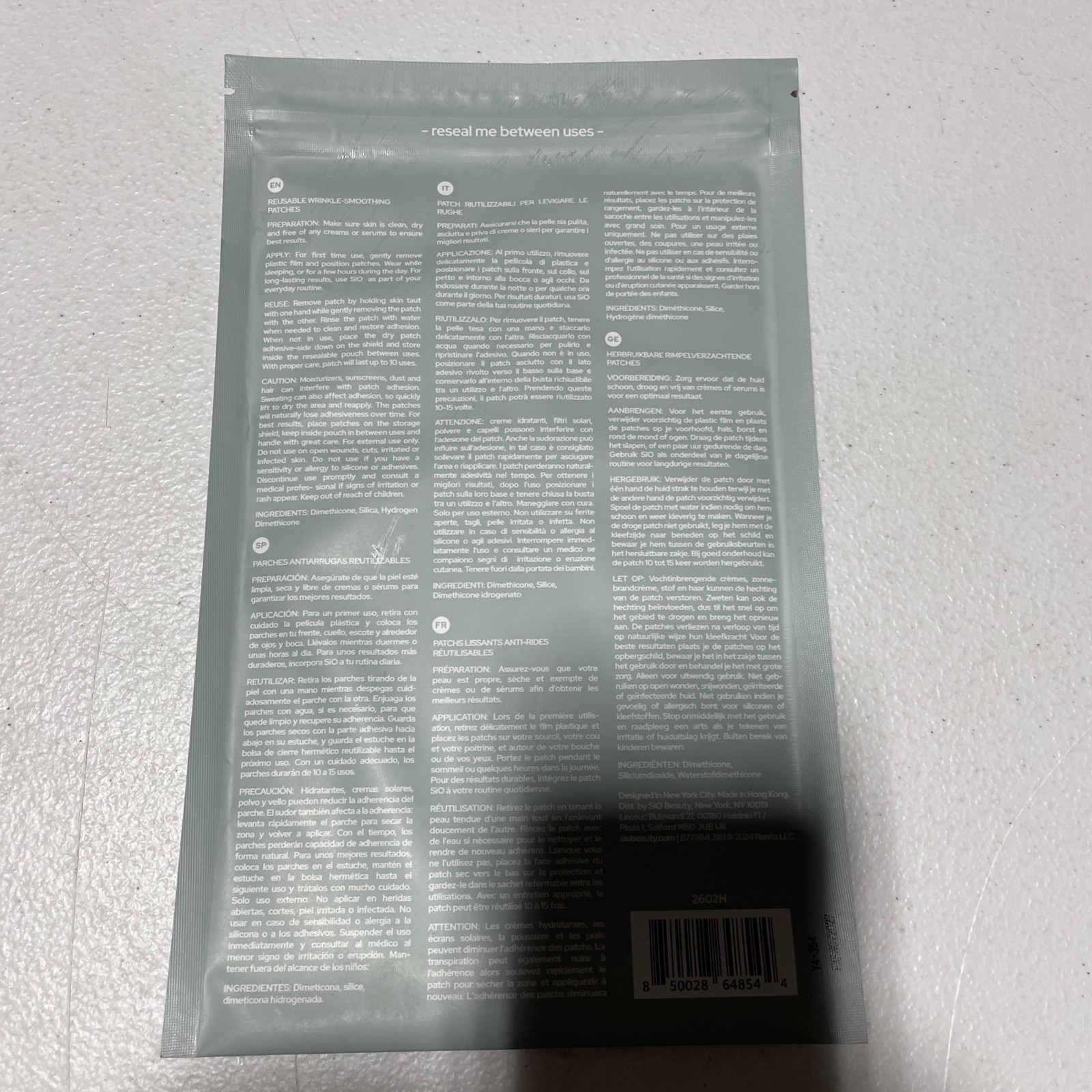 SiO Beauty FaceLift – Reusable Anti-Wrinkle Patches for Neck, Forehead, Eye &…