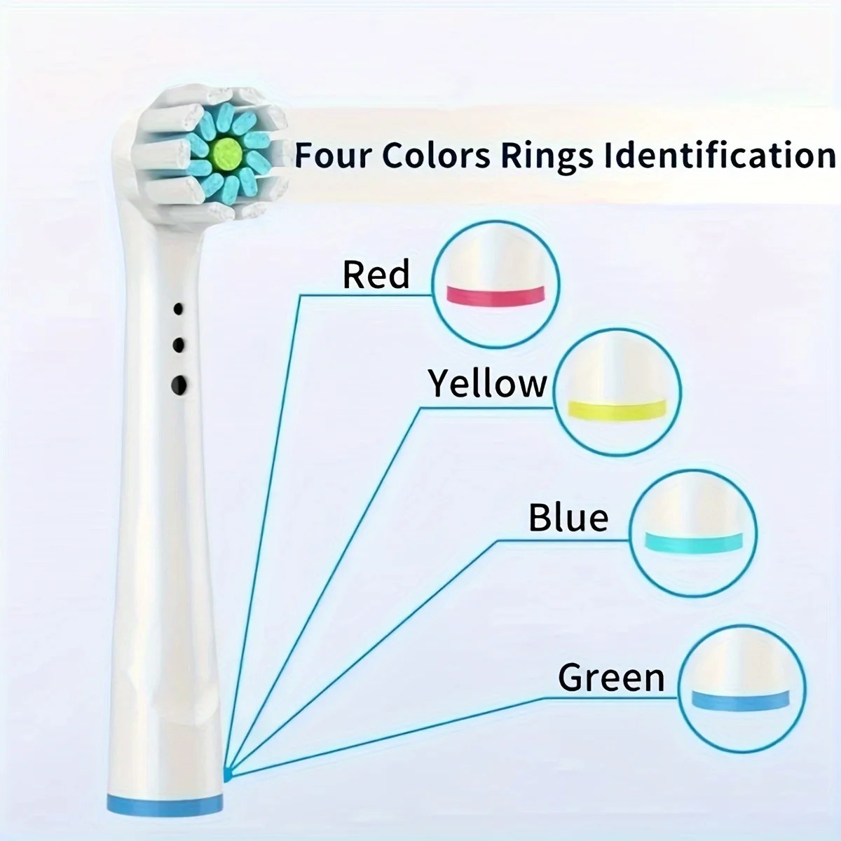 Electric Toothbrush Heads Compatible With Oral B Braun Replacement brush Head