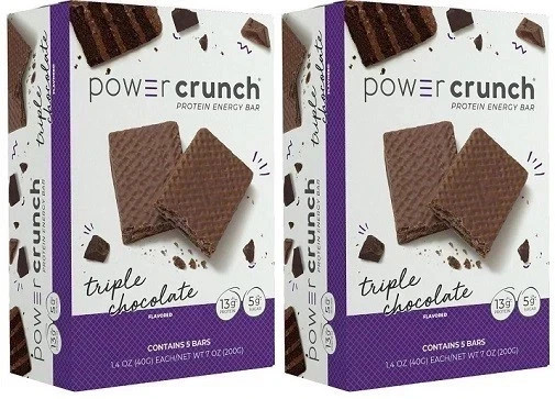 Power Crunch Protein Energy Bar Triple Chocolate 2 Pack