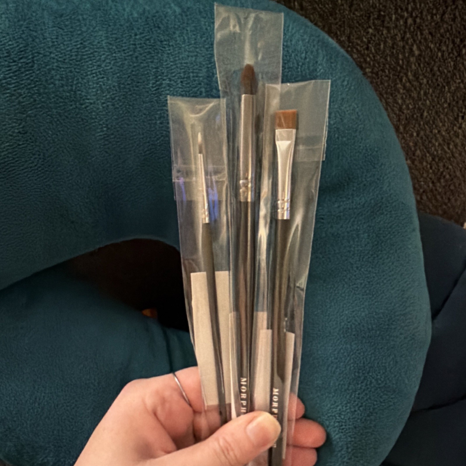 Morphe M432 E24 M431 Makeup Brush Set – Detail Liner, Bullet Crease, Flat