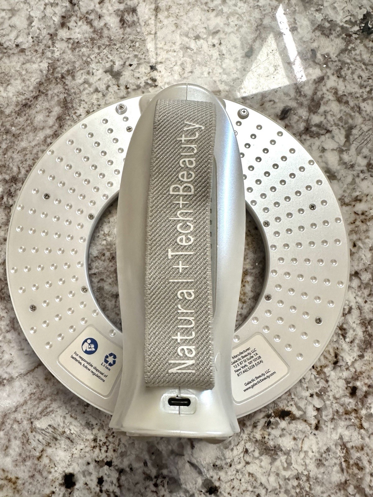 MM Skincare MMSPHERE 2GO Portable Rechargeable LED Therapy for Face/Neck