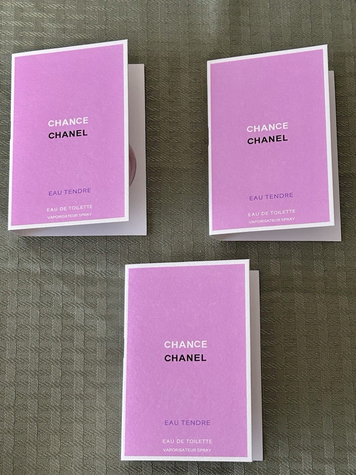 CHANEL Tendré Perfume Samples-3Pcs