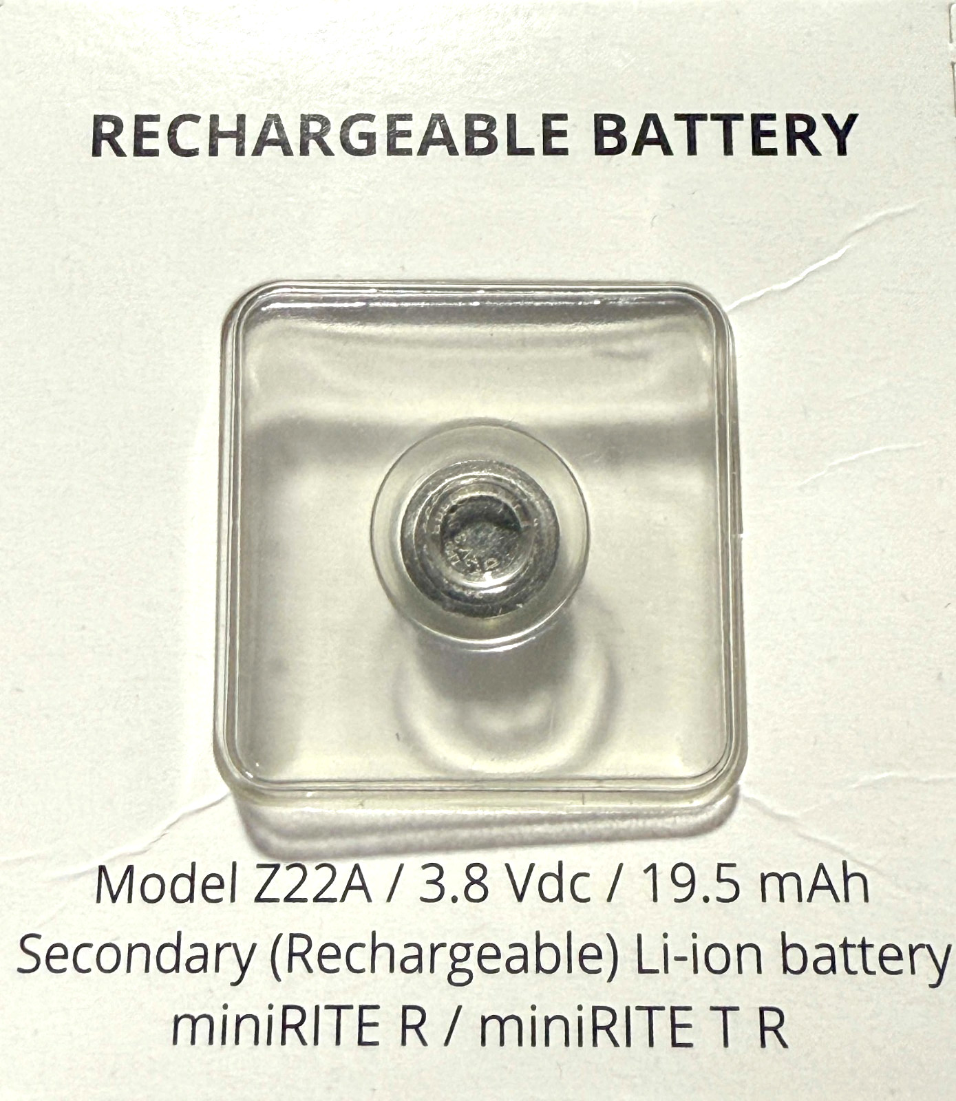 New, OEM for Oticon Z22A Model Rechargeable Battery, Z22a