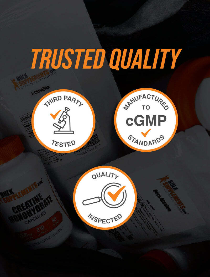 BulkSupplements L-Lysine HCl Capsules – 1000mg Per Serving