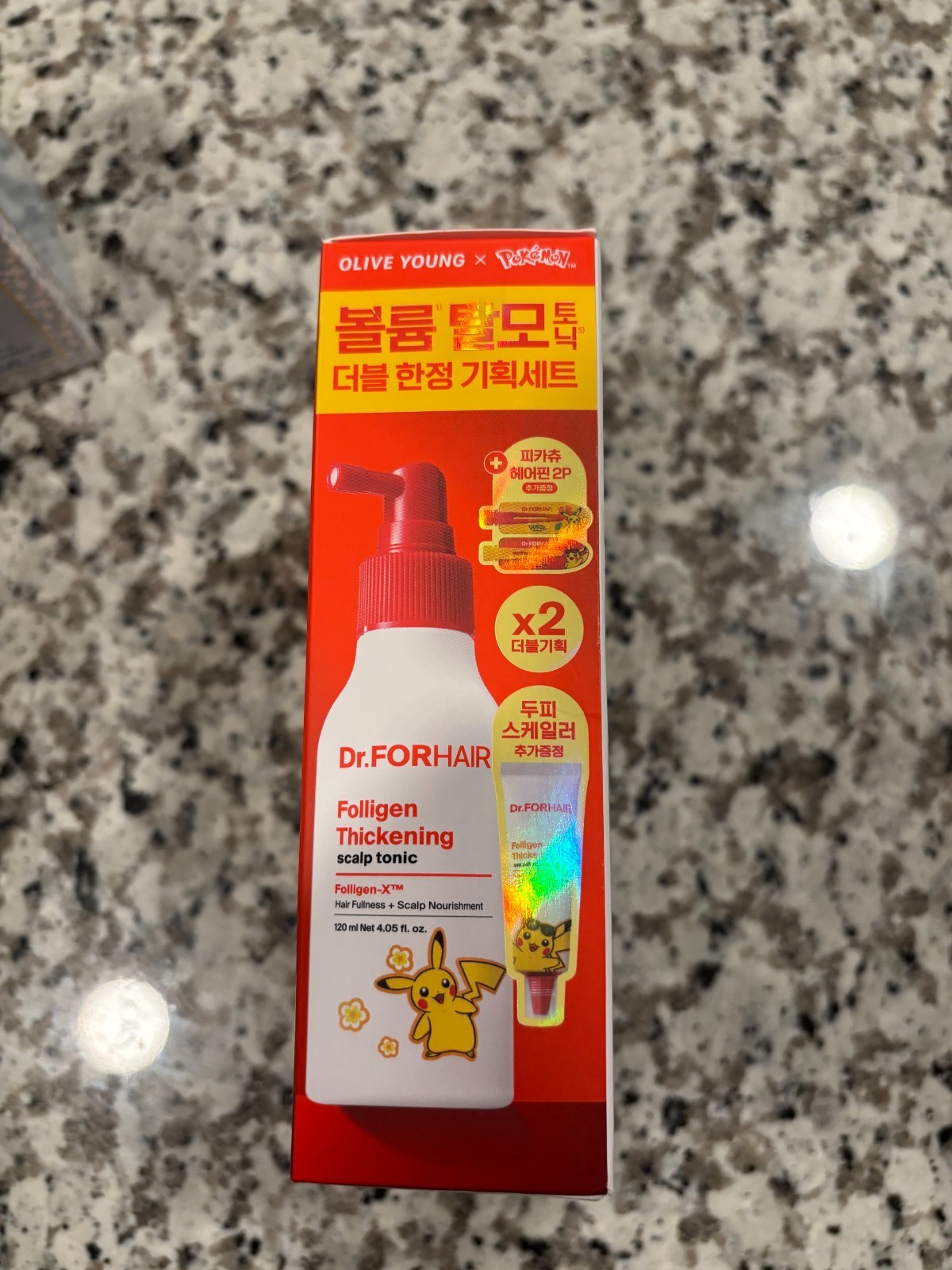Korean Pokeman Dr. FORHAIR Folligen Thickening Scalp Tonic Refreshing Care