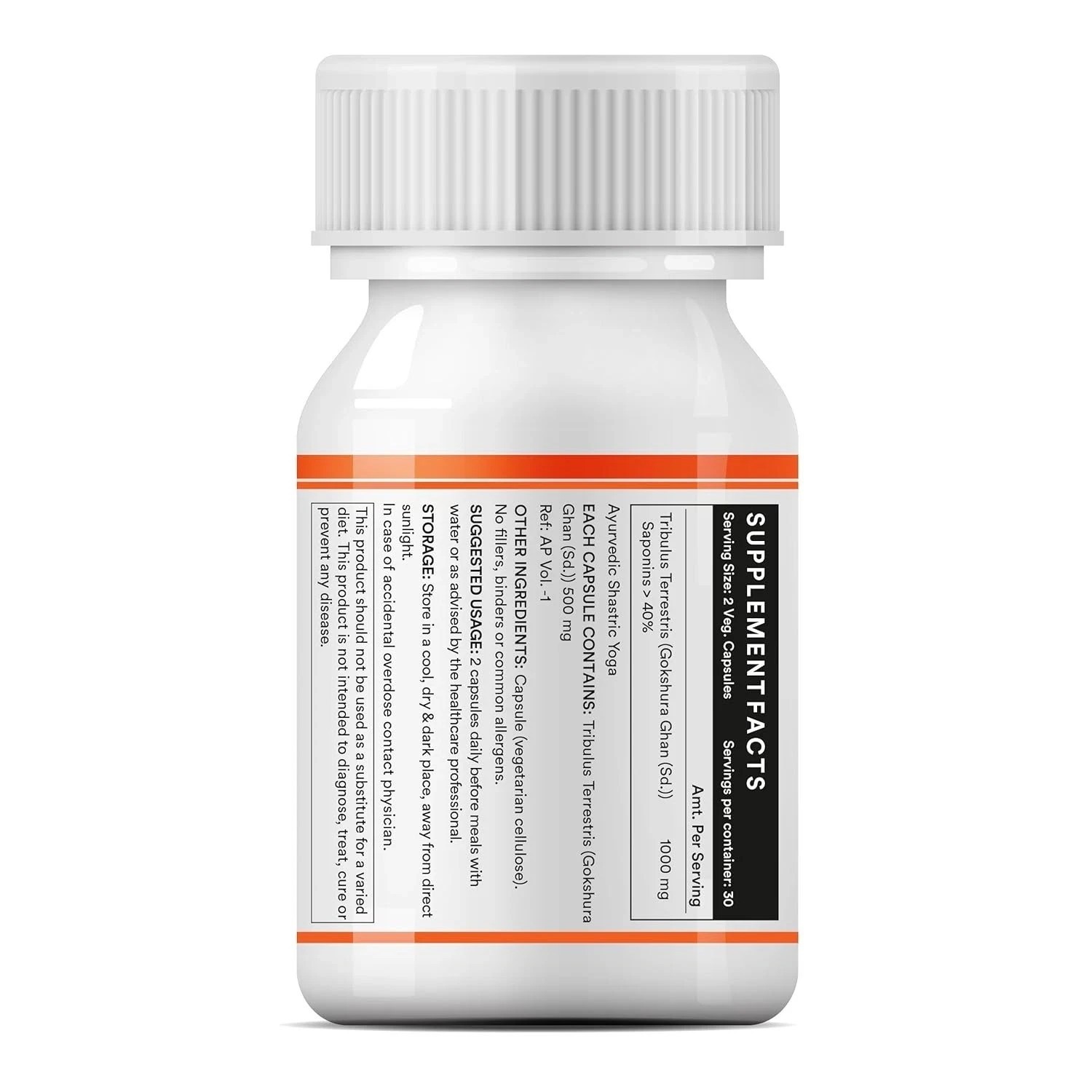 INLIFE Tribulus Terrestris | Gokshura with Saponins 40% 1000mg per serving 60N