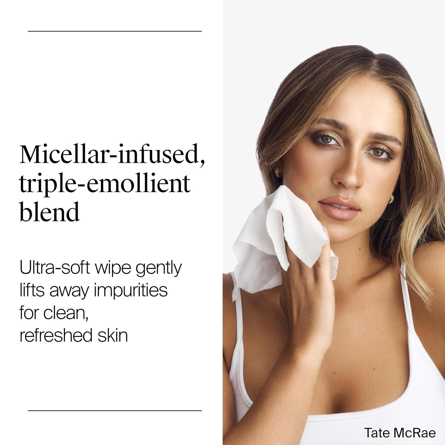 Makeup Remover Towelettes for Face Micellar Water Alcohol-Free Daily