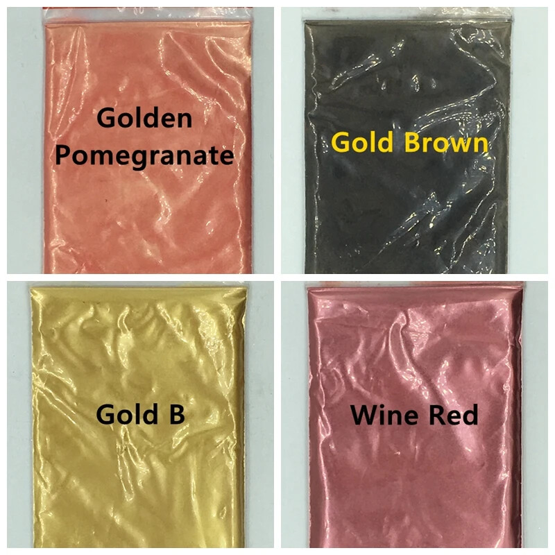 10g Natural mineral pearl mica powder pigment for comestic nail glitter slime