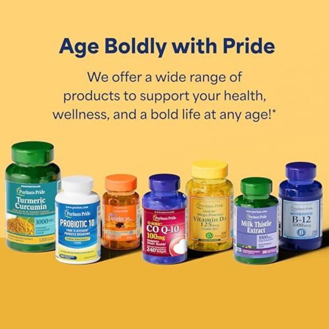 Puritan’s Pride L-arginine 1000 Mg Capsules, 100 Count, White