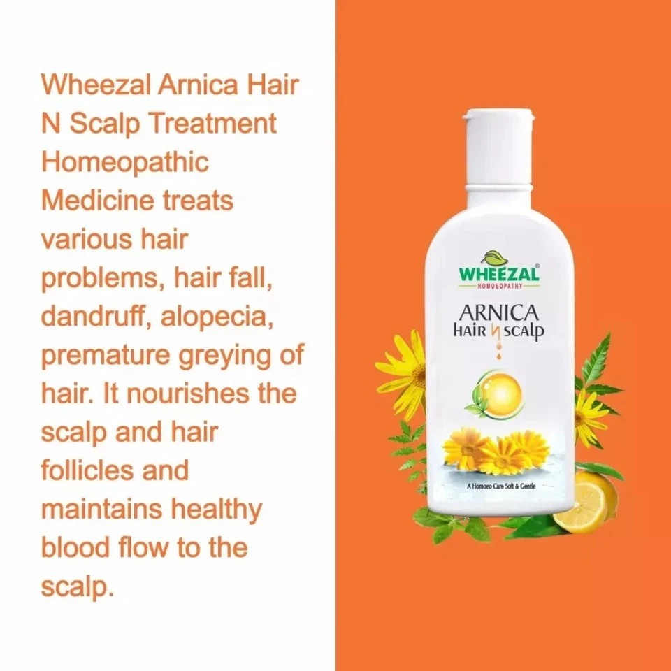 Wheezal Arnica Hair and Scalp Shampoo (100ml)