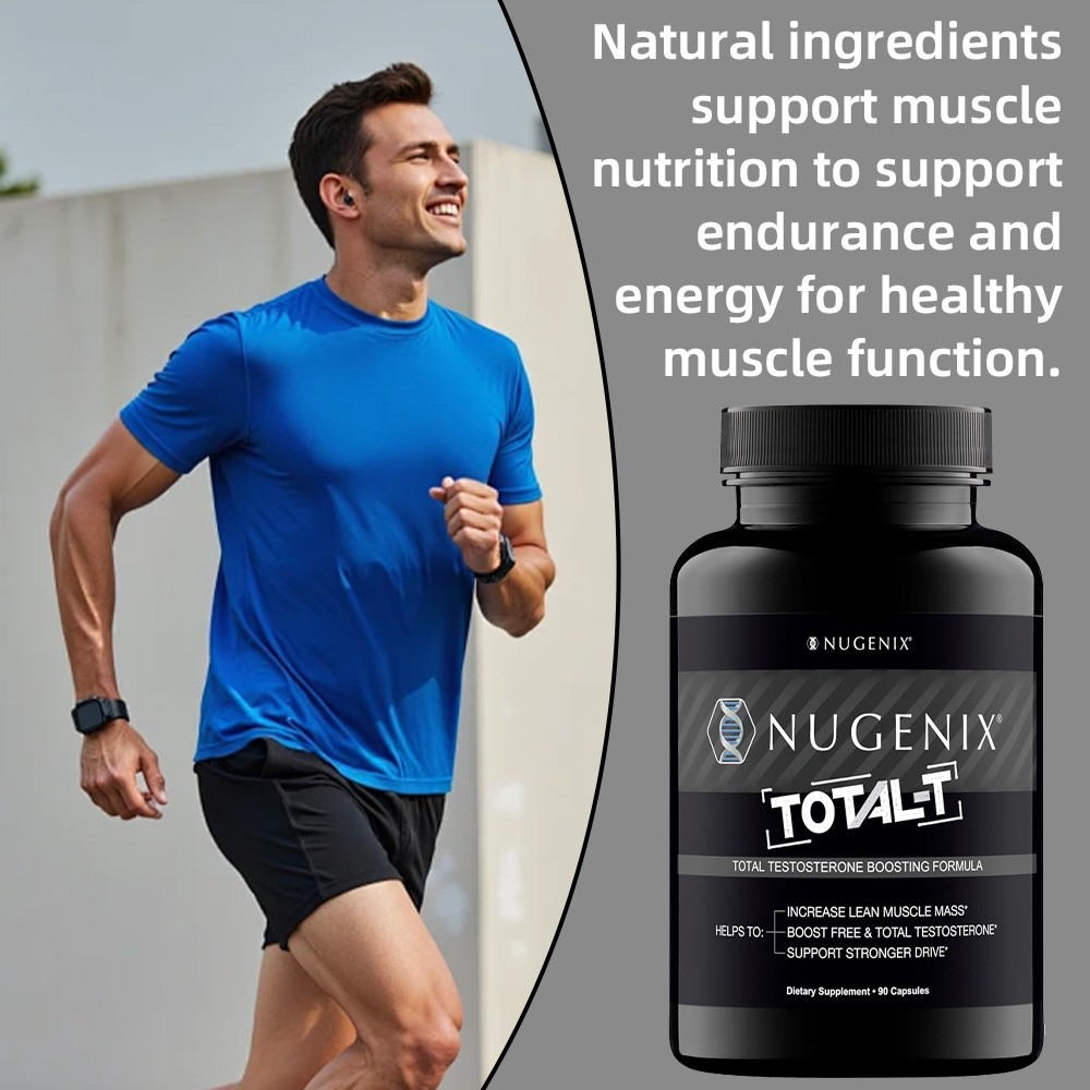 Nugenix Total-T Testosterone Booster 90 Capsules – Enhanced Endurance and Energy