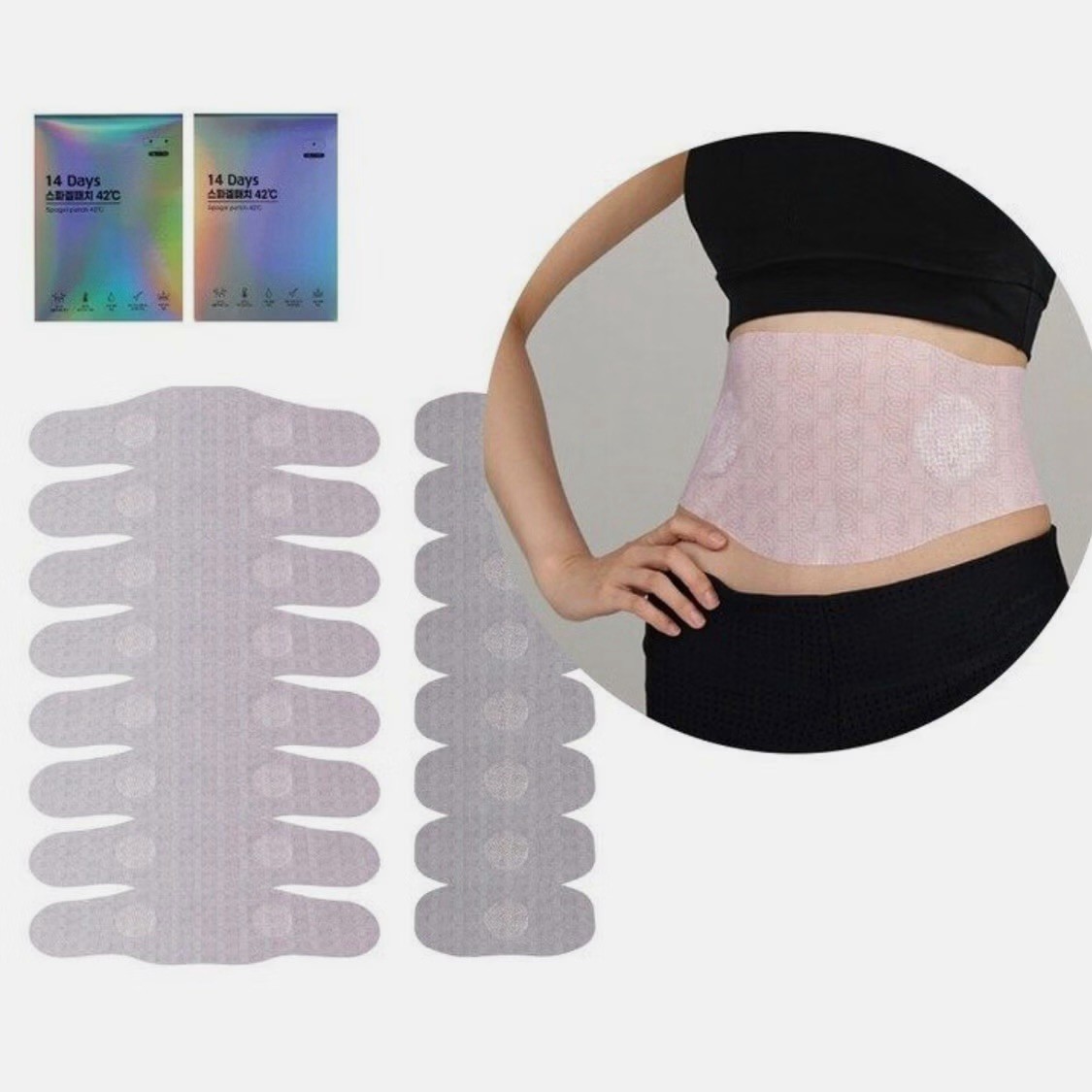 14 Days Spagel Patch 42°C – Slimming & Firming Belly Patch (18g x 7ea)
