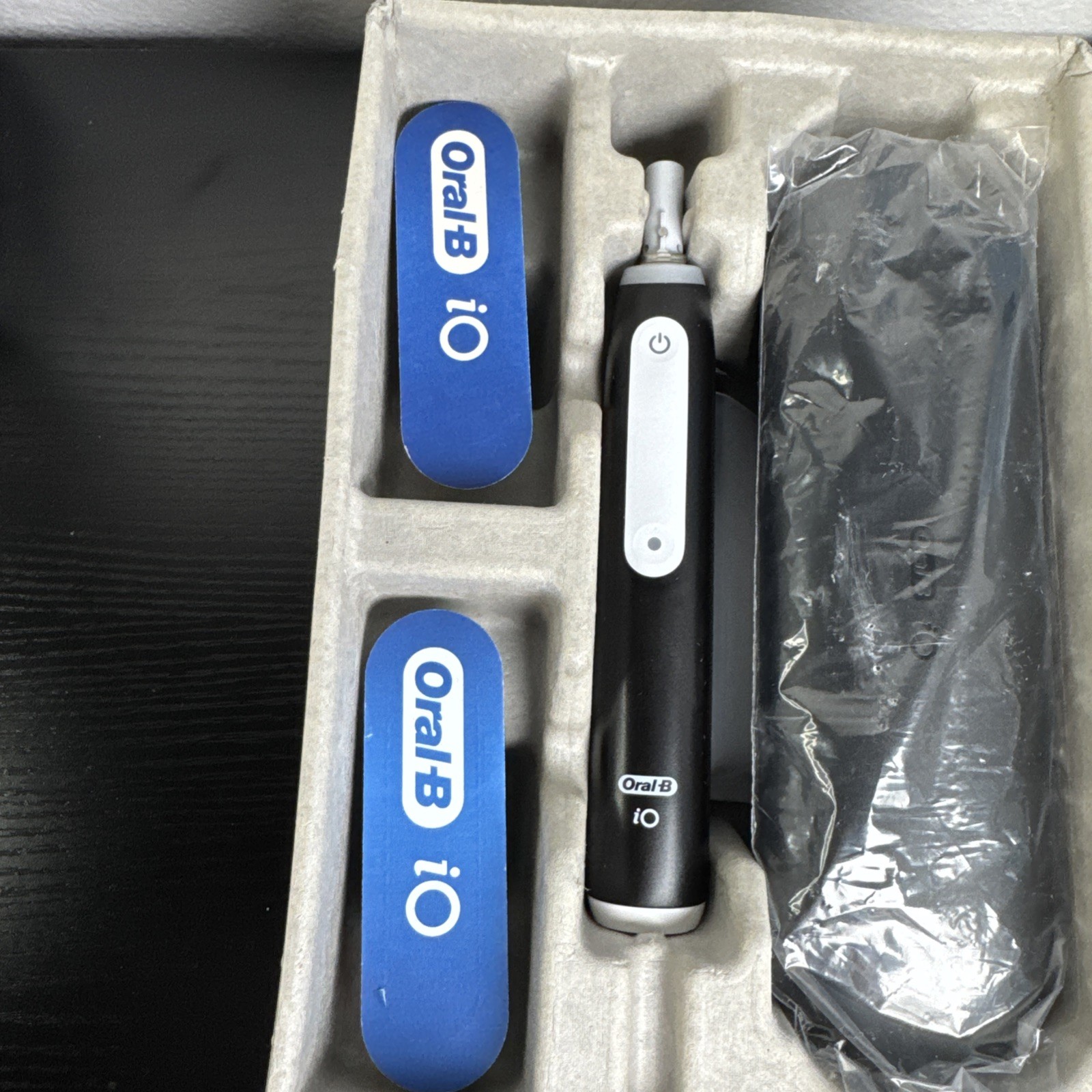 Oral-B iO Series 3 Limited Electric Toothbrush Black w/ 2 Brush Heads Open Box