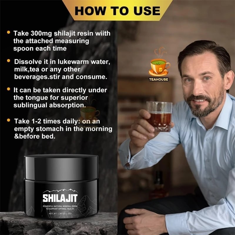 Pure Himalayan Shilajit Resin Organic Mineral Rich Wellness Supplement