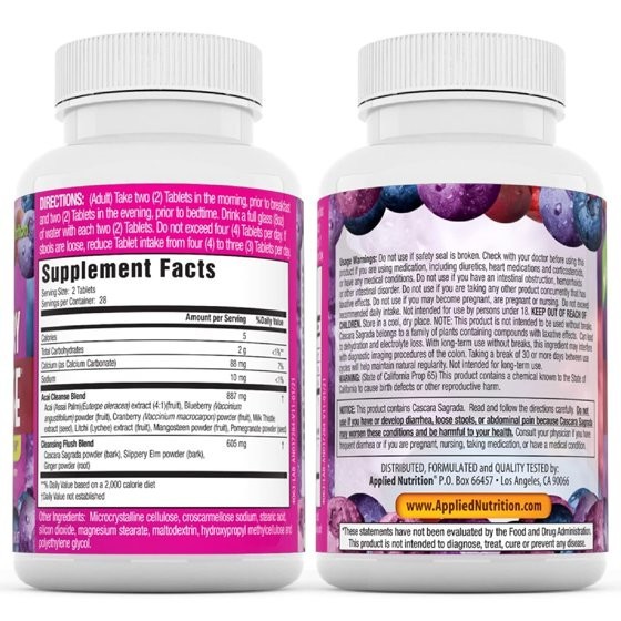 Applied Nutrition 14-Day Acai Berry Cleanse 56 Tablets