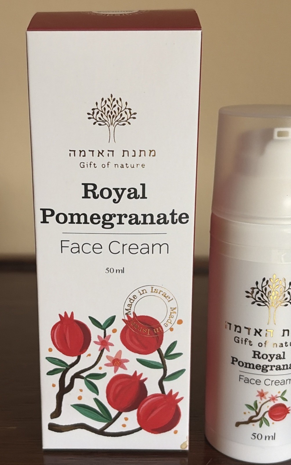 Gift of Nature Royal Pomegranate Anti-Aging Face Cream 50mL Made In Israel