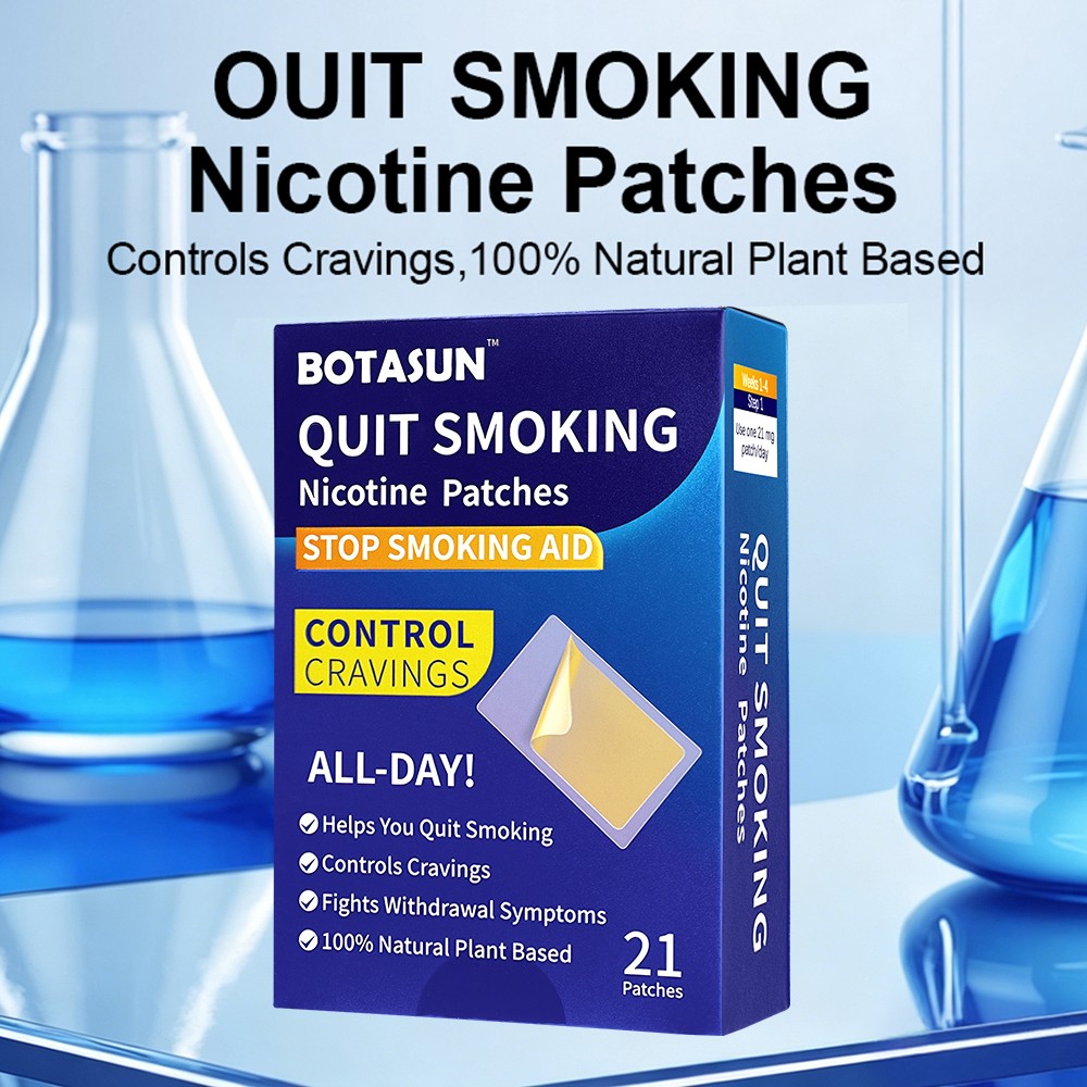 Nicotine Patches 21mg 42 Count, 24H Transdermal Stop Smoking Craving Relief Aid