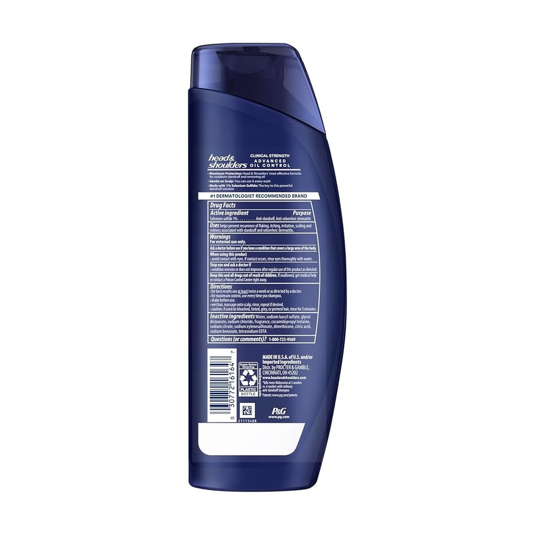Head & Shoulders Clinical Strength Oil Control Shampoo 13.5 oz