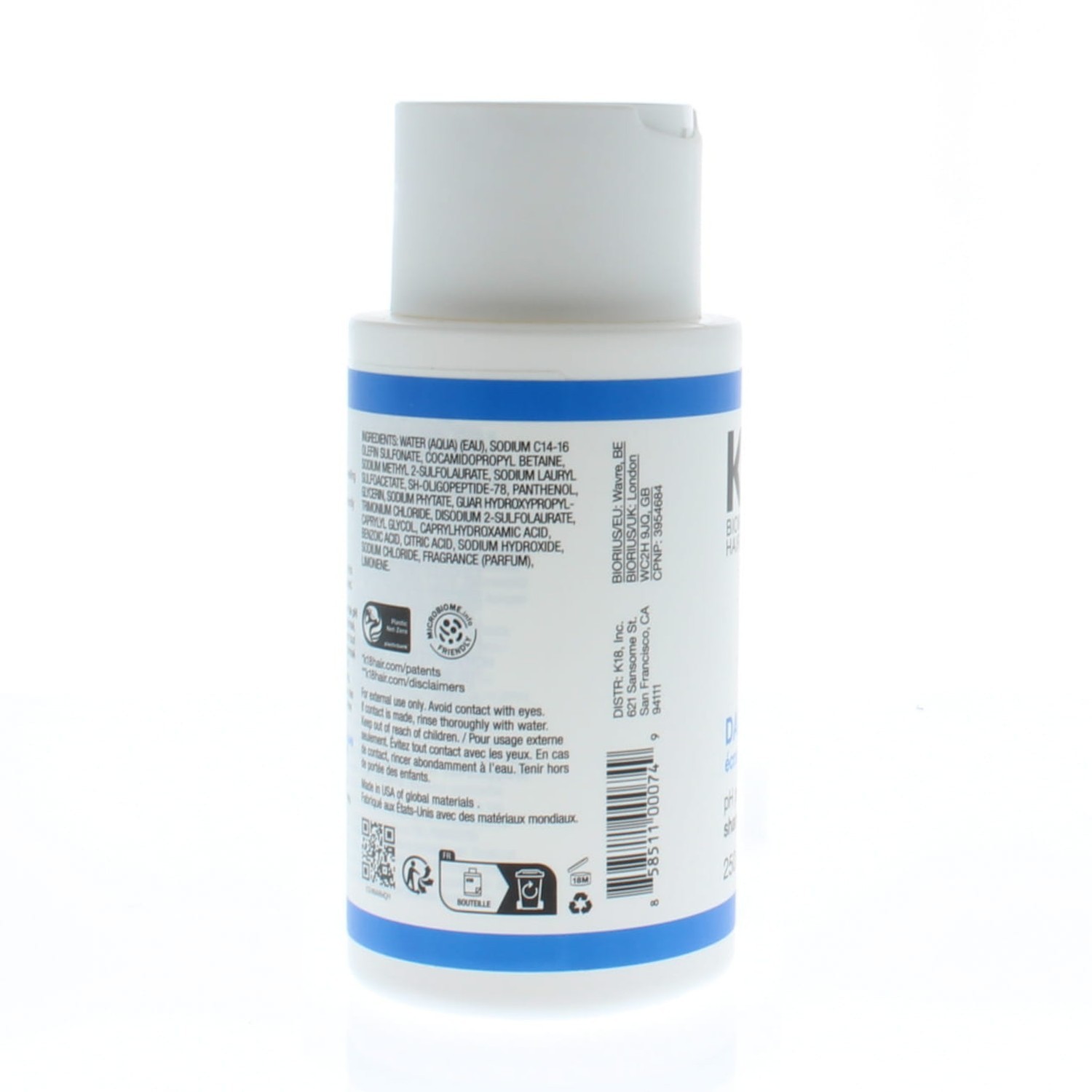 K18 Biomimetic Hairscience Damage Shield pH Protective Shampoo 250ml/8.5oz