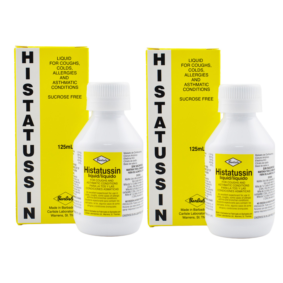 Histatussin Cold and Cough Treatment Syrup – 125ml – Pack of 2