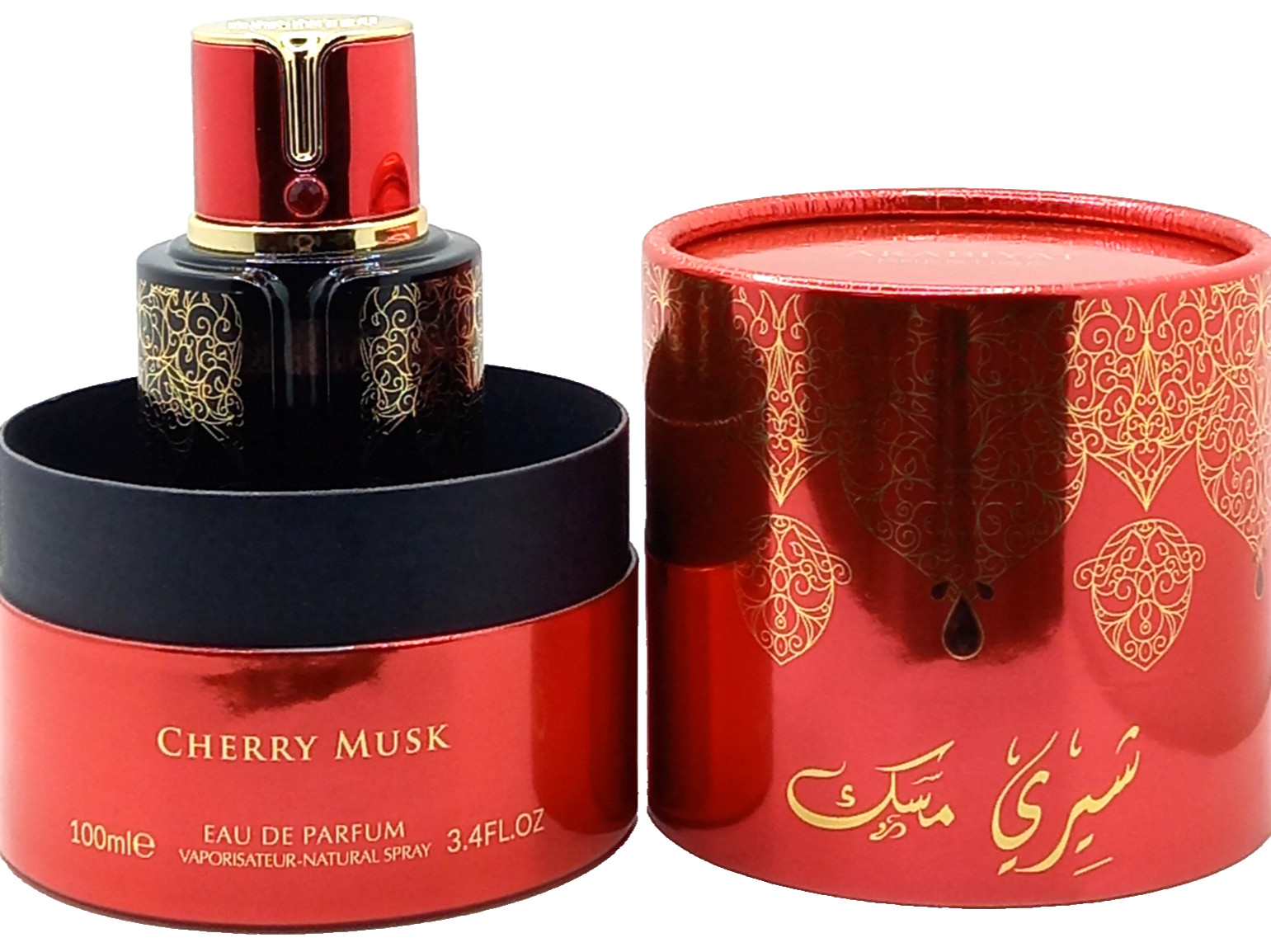 ARABIYAT PRESTIGE CHERRY MUSK EAU DE PARFUM SPRAY FOR WOMEN 3.4 Oz / 100 ml NEW!