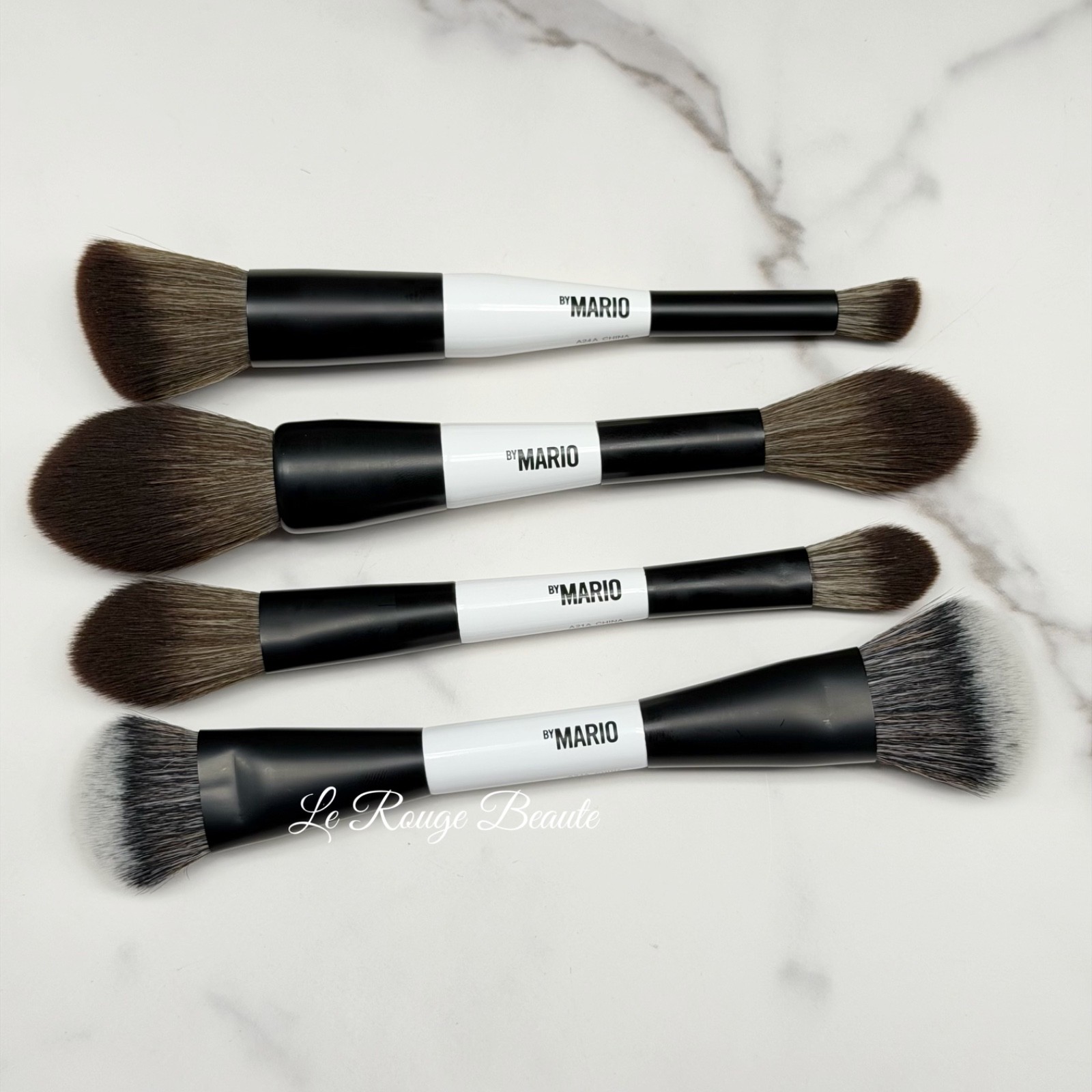 Makeup By Mario F1 F2 F3 F4 Brush Bundle Set – 4pcs Face Powder Blush FOundation