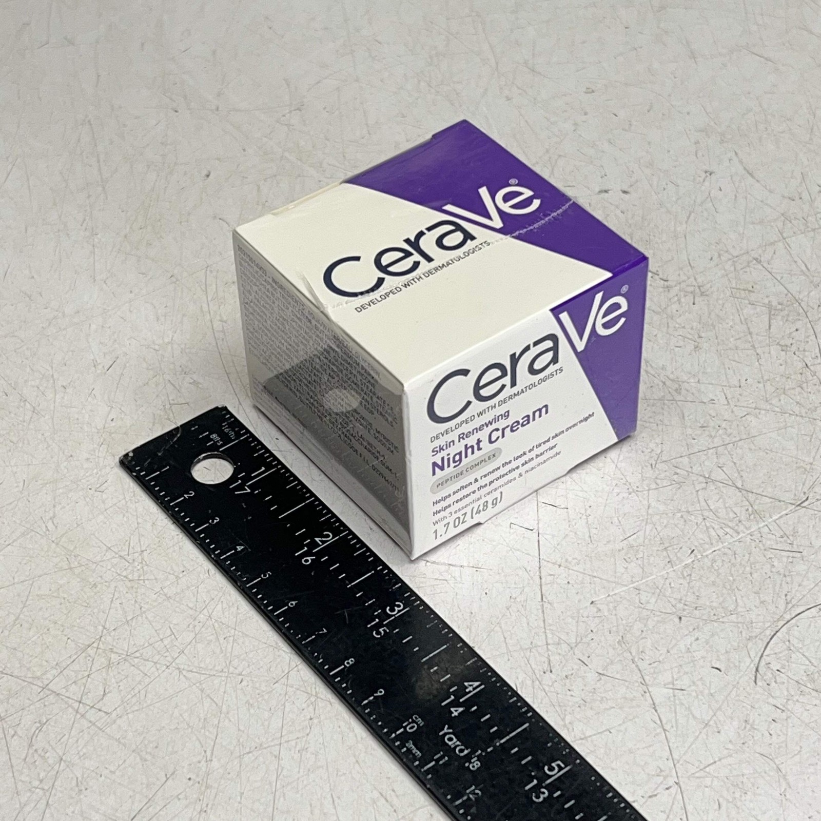 CERAVE Skin Renewing Night Cream Peptide Complex All Skin Types 1.7oz BB 08/27