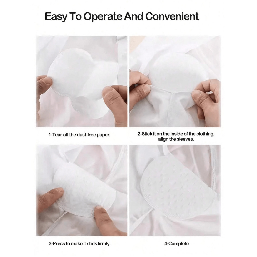 Disposable Armpit Sweat PadsUnderarm Odour Sweat Blocker Shield For Men & Women