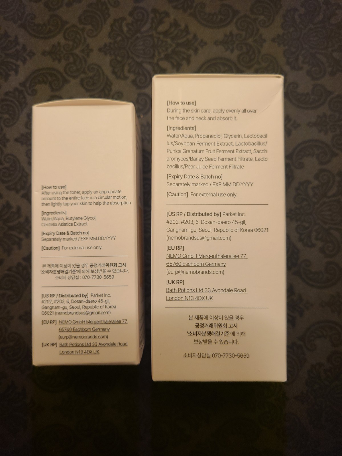 NIB Mixsoon Soondy Centella Asiatica Essence & Bean Essence. 0.67 oz each