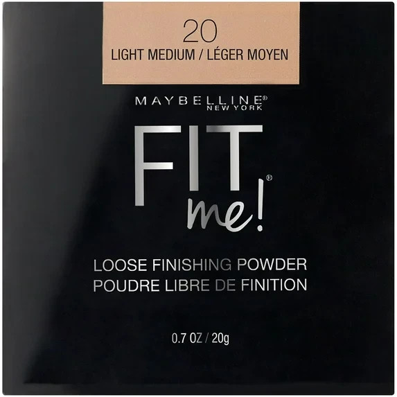 Maybelline Fit Me Loose Finishing Powder, 20 Light Medium, 0.7 oz